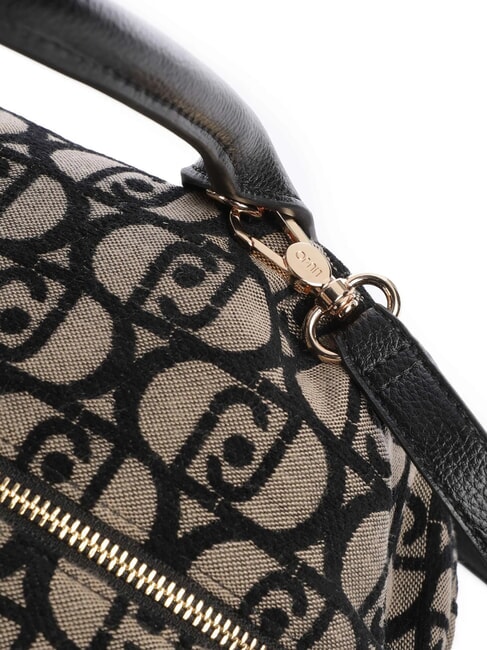 AMELIE Sac de coffre avec logo monogramme tabac - Sacs pour Femme