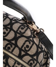 LIUJO AMELIE Sac de coffre avec logo monogramme tabac - Sacs pour Femme - 4