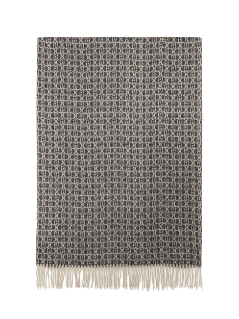 MONOGRAM Étole avec logo monogramme NOIR - Écharpes