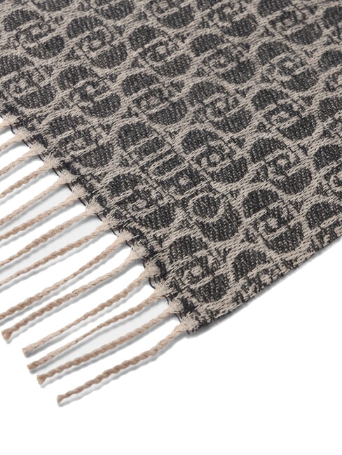 MONOGRAM Étole avec logo monogramme NOIR - Écharpes