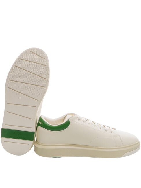 ACTION Baskets en cuir blanc cassé + jardin formel - Chaussures Homme