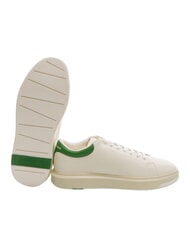 ARMANI EXCHANGE ACTION Baskets en cuir blanc cassé + jardin formel - Chaussures Homme - 2
