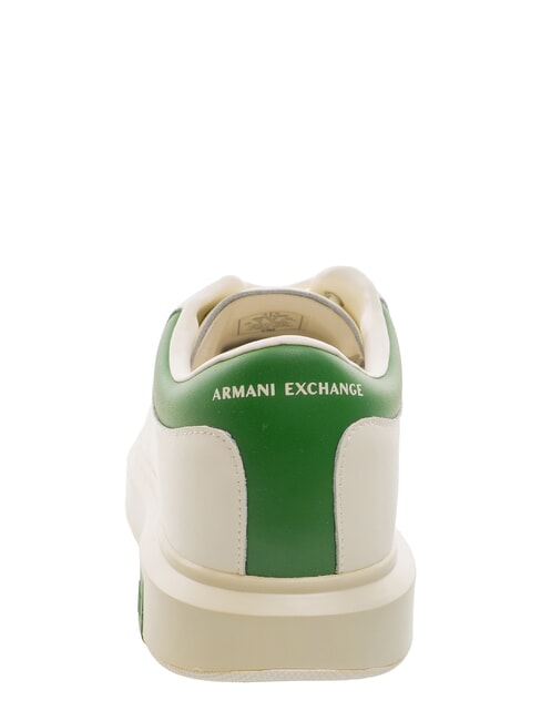 ACTION Baskets en cuir blanc cassé + jardin formel - Chaussures Homme