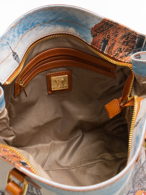 YESBAG Sac fourre-tout à bandoulière c'est la vie - Sacs pour Femme