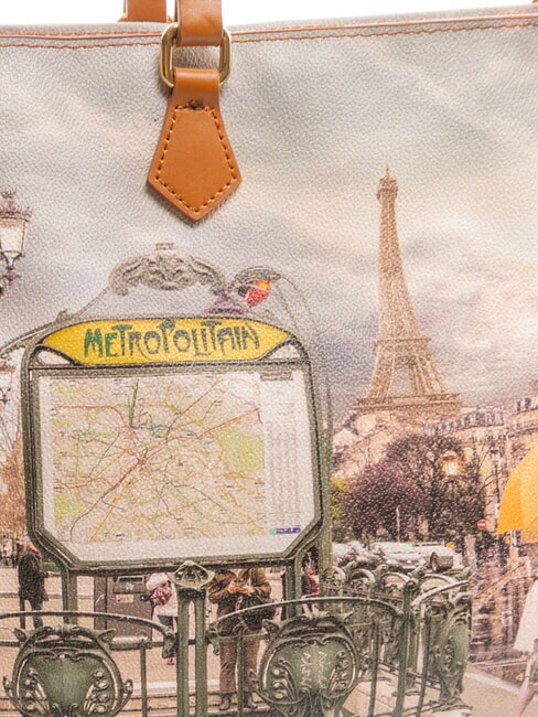 YESBAG Sac fourre-tout à bandoulière Métro parisien - Sacs pour Femme