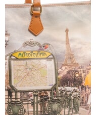 YNOT YESBAG Sac fourre-tout à bandoulière Métro parisien - Sacs pour Femme - 3