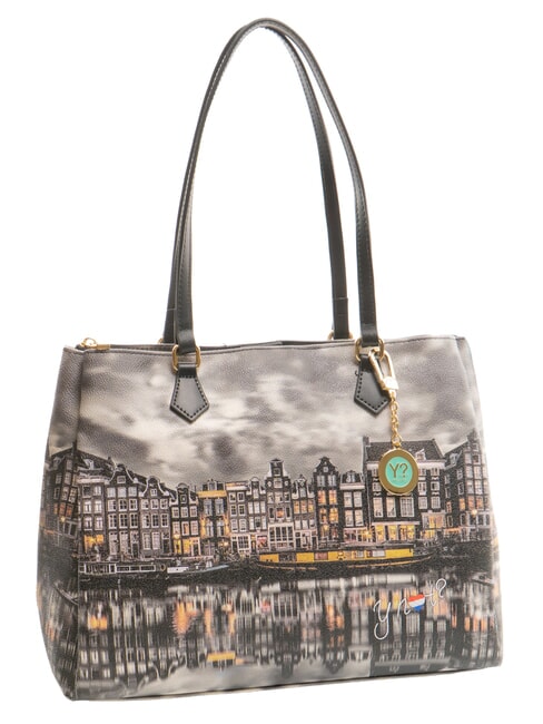 YESBAG Sac &agrave; bandouli&egrave;re imprim&eacute; miroir - Sacs pour Femme