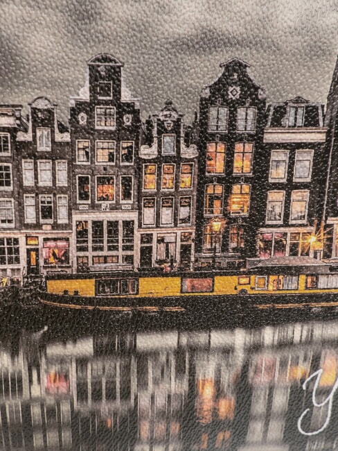 YESBAG Sac &agrave; bandouli&egrave;re imprim&eacute; miroir - Sacs pour Femme