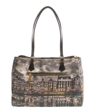 YNOT YESBAG Sac &agrave; bandouli&egrave;re imprim&eacute; miroir - Sacs pour Femme - 4