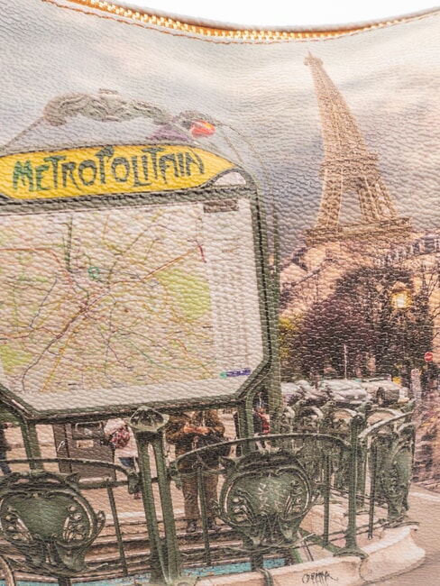 YESBAG Sac à bandoulière Métro parisien - Sacs pour Femme