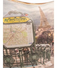 YNOT YESBAG Sac à bandoulière Métro parisien - Sacs pour Femme - 3