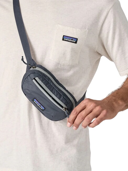 TERRAVIA MINI Petite pochette pliable bleu plus couvant - Sacs banane