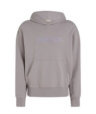 CALVIN KLEIN CK JEANS Sweat à capuche avec logo en boîte gris mouette - Pulls molletonnés - 4