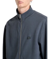 CALVIN KLEIN CK JEANS Sweat-shirt à col roulé entièrement zippé ébène - Pulls molletonnés - 3