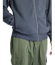 CALVIN KLEIN CK JEANS Sweat-shirt à col roulé entièrement zippé ébène - Pulls molletonnés - 4