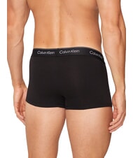 CALVIN KLEIN CK 3 boxers élastiques avec logo lurex b- argent, rouge, lurex argenté lgs - Slip homme - 3