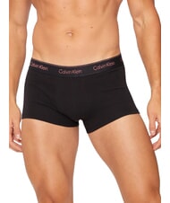 CALVIN KLEIN CK 3 boxers élastiques avec logo lurex b- argent, rouge, lurex argenté lgs - Slip homme - 5