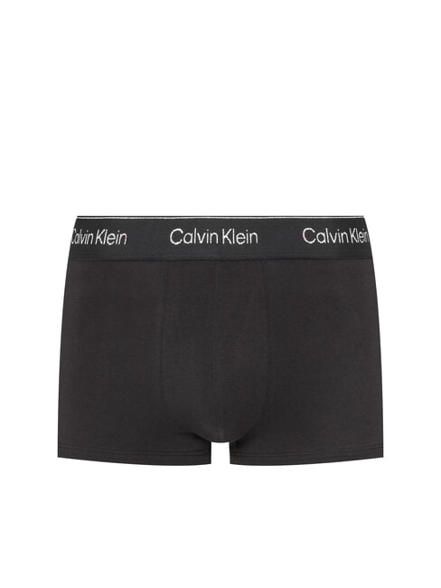 CK 3 boxers élastiques avec logo lurex b- argent, rouge, lurex argenté lgs - Slip homme