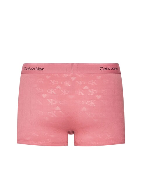 CK Boxer avec logo cœur sur toute la surface coeurs monogramme baie rose - Slip homme