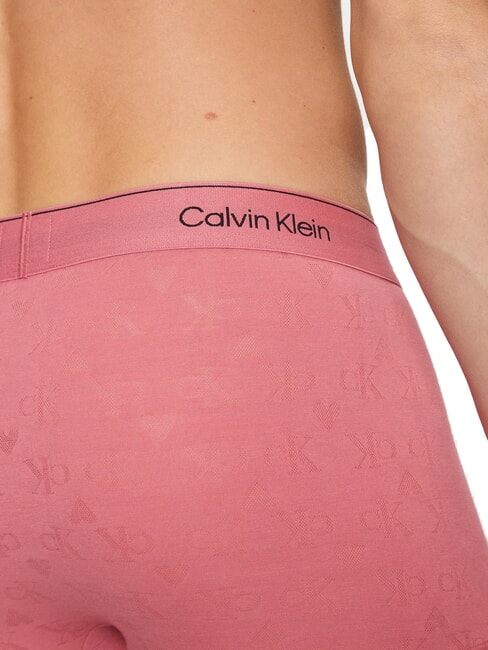 CK Boxer avec logo cœur sur toute la surface coeurs monogramme baie rose - Slip homme