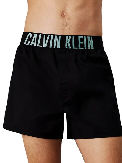 CK 2 boxeurs b- lgs blanches, vertes chatouill&eacute;es - Slip homme