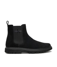 CALVIN KLEIN CK JEANS Bottines en daim triple noir - Chaussures Homme - 2