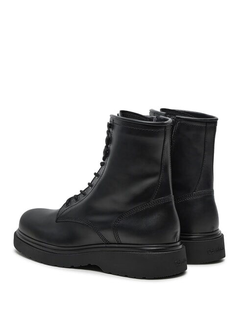 CK Bottines en cuir &agrave; lacets ck noir - Chaussures Homme