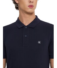 CALVIN KLEIN CK JEANS Polo en coton à manches courtes ciel nocturne - chemise polo - 3
