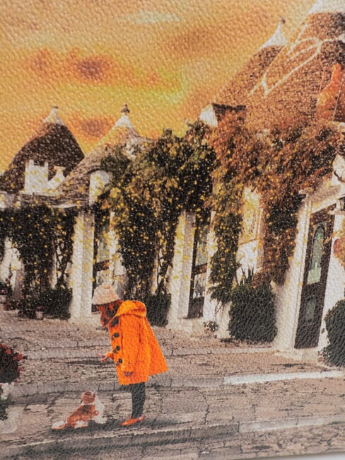 YESBAG Sac fourre-tout à bandoulière la vie dans les trulli - Sacs pour Femme