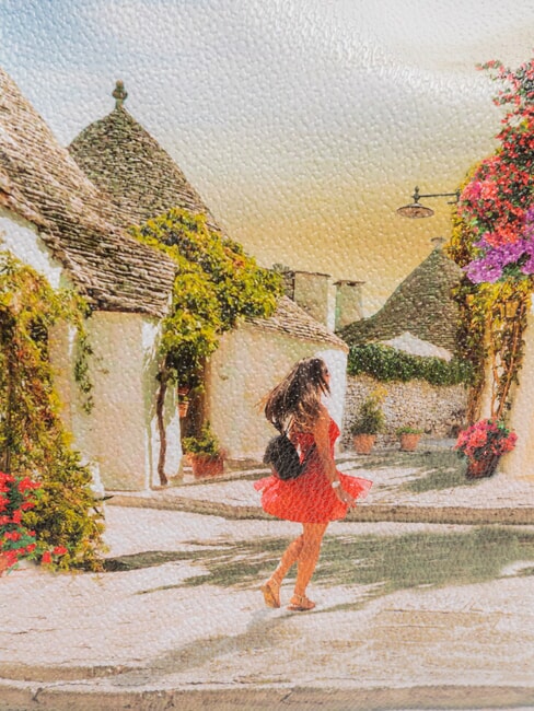 YESBAG  Sac à bandoulière imprimé Trullissima - Sacs pour Femme