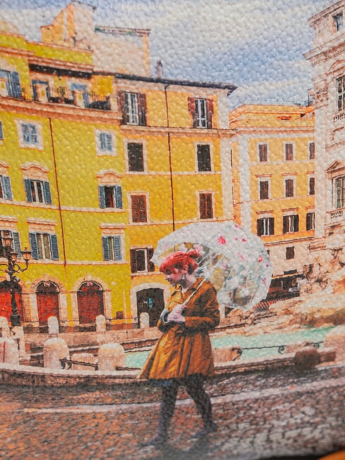 YESBAG Bandoulière Rome arc-en-ciel - Sacs pour Femme