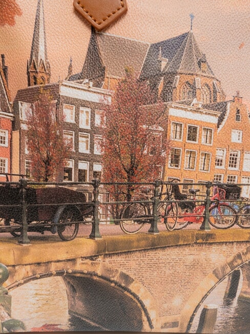 YESBAG Sac fourre-tout à bandoulière rivière d'automne - Sacs pour Femme