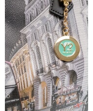 YNOT YESBAG Sac &agrave; bandouli&egrave;re imprim&eacute; Londres la nuit - Sacs pour Femme - 3