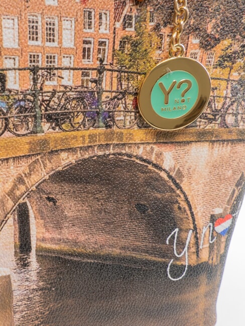 YESBAG Sac à provisions rivière d'automne - Sacs pour Femme