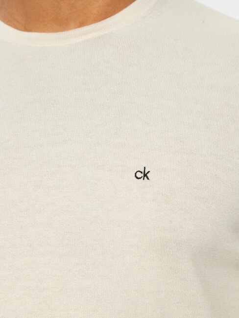 CK Pull ras du cou coupe régulière glace à la vanille - Pulls pour hommes
