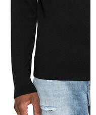 CALVIN KLEIN CK Pull col roulé en laine coupe slim ck noir - Pulls pour hommes - 3