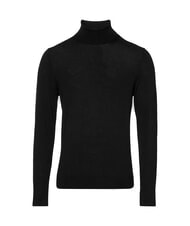 CALVIN KLEIN CK Pull col roulé en laine coupe slim ck noir - Pulls pour hommes - 4
