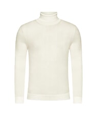 CALVIN KLEIN CK Pull col roulé en laine coupe slim aigrette - Pulls pour hommes - 5