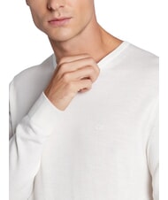 CALVIN KLEIN SUPERIOR WOOL Pull col rond en laine aigrette - Pulls pour hommes - 3