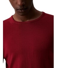 CALVIN KLEIN SUPERIOR WOOL Pull col rond en laine Syrah - Pulls pour hommes - 2