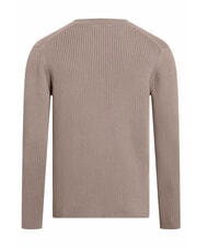 CALVIN KLEIN CK JEANS Pull ras du cou côtelé coupe slim faucon - Pulls pour hommes - 5