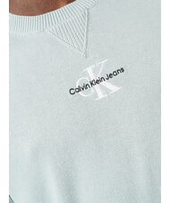 CALVIN KLEIN CK JEANS Pull en coton avec logo gris ardoise - Pulls pour hommes - 3