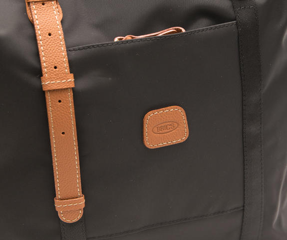 X-BAG Sac port&eacute; &eacute;paule / sac bandouli&egrave;re Noir / Tabacc - Sacs pour Femme