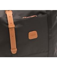BRIC&rsquo;S X-BAG Sac port&eacute; &eacute;paule / sac bandouli&egrave;re Noir / Tabacc - Sacs pour Femme - 3