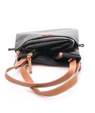 BRIC&rsquo;S X-BAG Sac port&eacute; &eacute;paule / sac bandouli&egrave;re Noir / Tabacc - Sacs pour Femme - 4