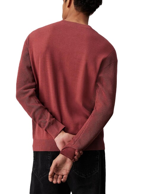 CK JEANS Pull en coton avec logo beurre de pomme - Pulls pour hommes