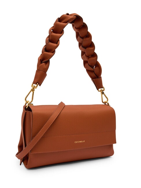 BOHEME GRANA DOUBLE  Sac &agrave; bandouli&egrave;re, avec bandouli&egrave;re cognac/noir - Sacs pour Femme