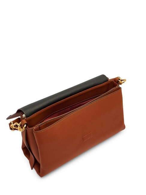 BOHEME GRANA DOUBLE  Sac &agrave; bandouli&egrave;re, avec bandouli&egrave;re cognac/noir - Sacs pour Femme