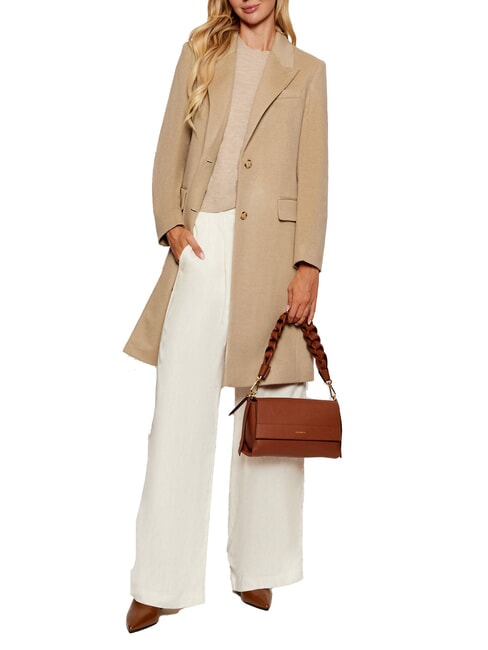 BOHEME GRANA DOUBLE  Sac &agrave; bandouli&egrave;re, avec bandouli&egrave;re cognac/noir - Sacs pour Femme