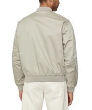 CALVIN KLEIN CK Blouson aviateur en satin extensible Brouillard de Londres - Vestes pour hommes - 2